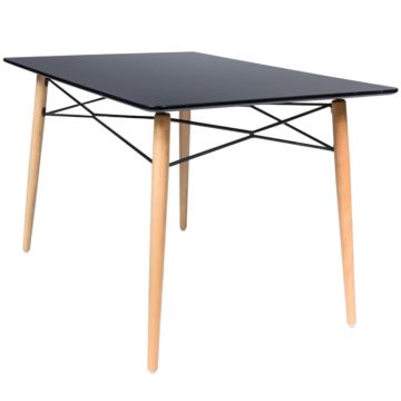 Masa neagra 120x80 cm