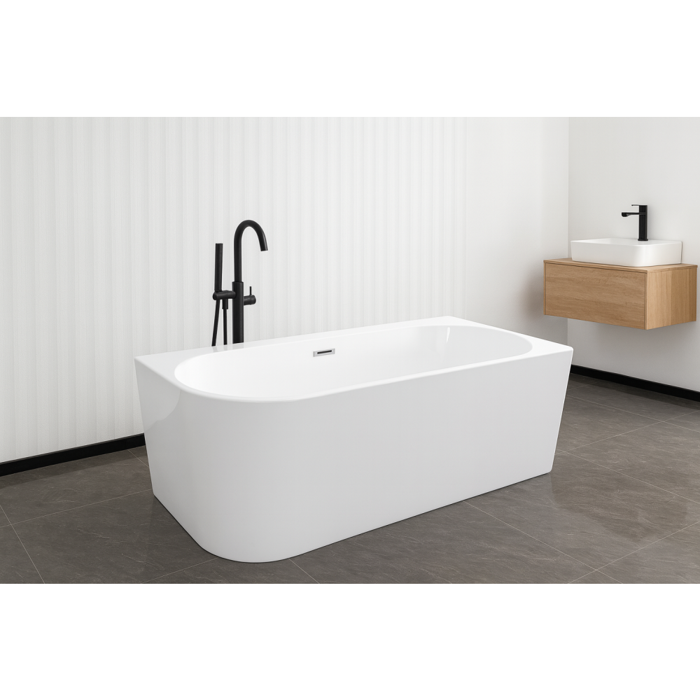 PORTO - Cada Freestanding din Acryl, Montaj Dreapta