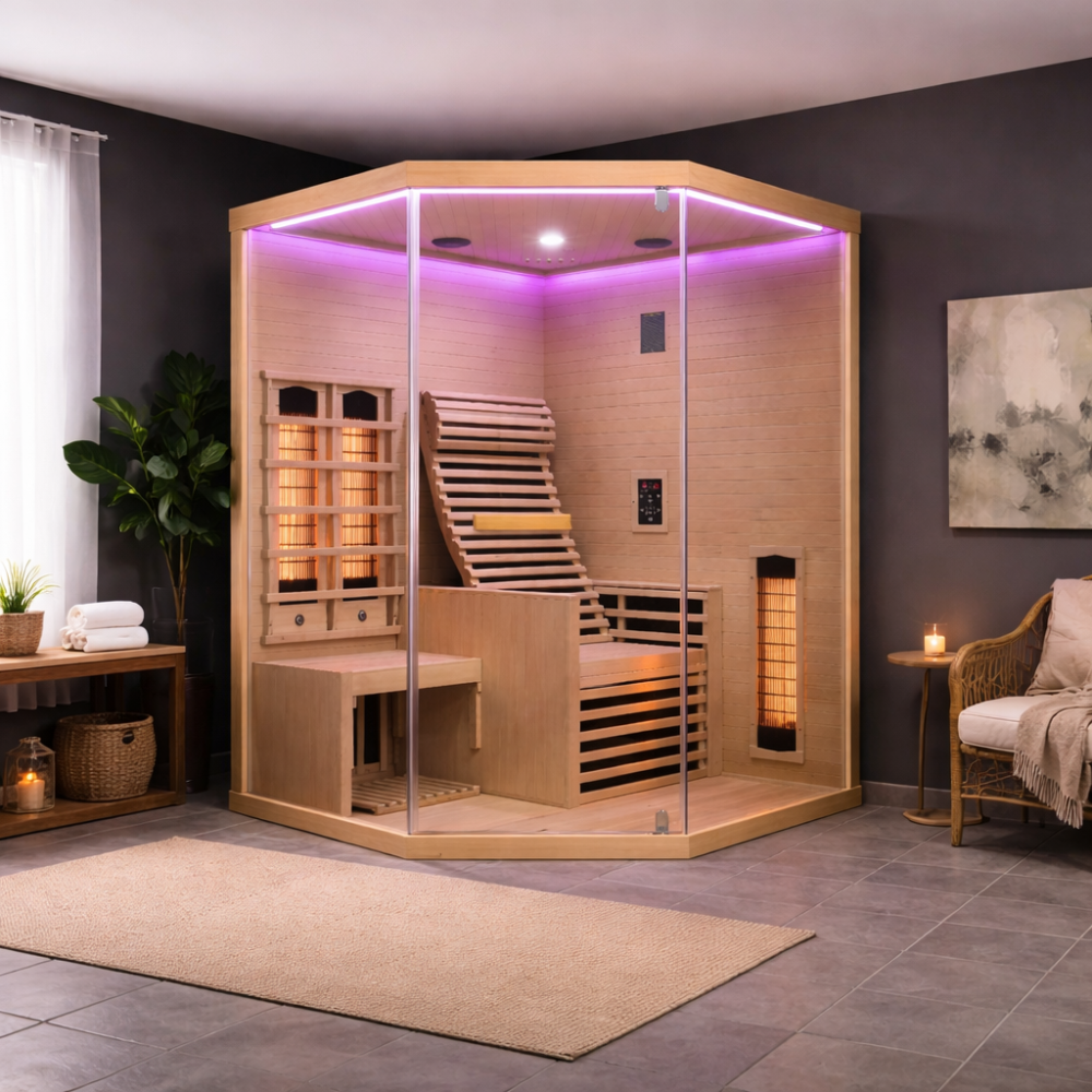 Sauna cu rezistente Infrarosu, CARBON 3
