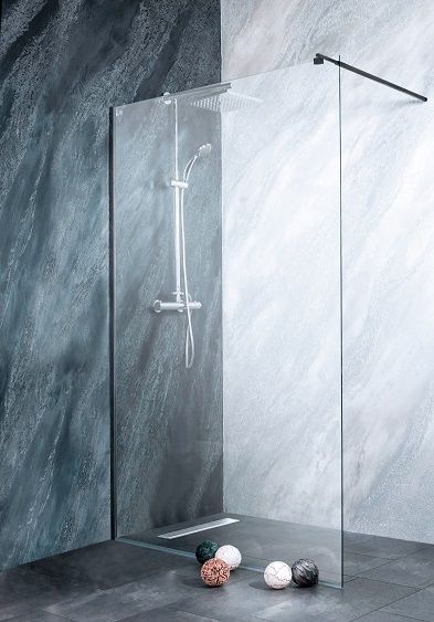 SANOFLEX FREEDOM 2 BLACK - Paravan de dus 90cm - BP90