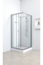 FORTE 2 - Cabina de dus completa, simpla, fara plafon, 90x90x205cm - PS15