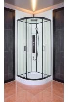 SKY 1 - Cabina de dus completa, semirotunda, 90x90x225 cm - CL73