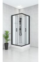 DENVER - Cabina de dus completa, 90x90x210 cm - CL12B