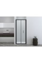 SANOSLIM - Usa pliabila, neagra, 88-92 x 200cm