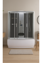 NEVADA 170 - Cabina de dus completa, cu hidromasaj, 170x85x220cm - PR170