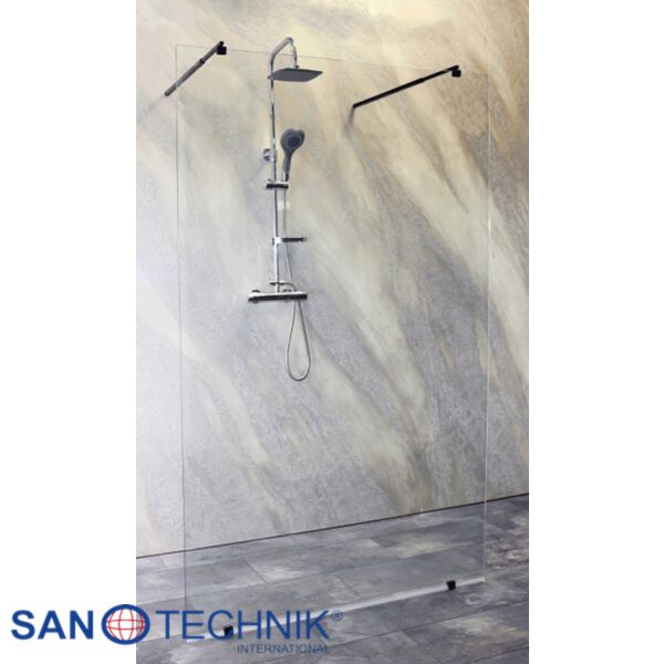 SANOFLEX FREEDOM 1 BLACK - Paravan de dus 120cm - BW200