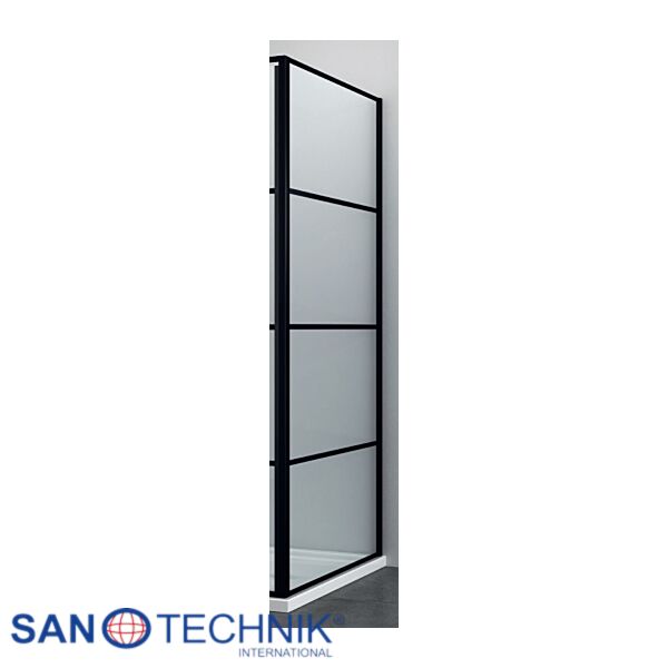 ELITE BLACK GRID - Parte fixa pt. cabina de dus modulara, 80cm