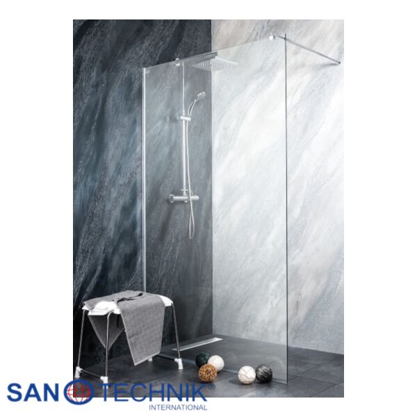 SANOFLEX FREEDOM 2 CROM - Paravan de dus 100cm - MP100
