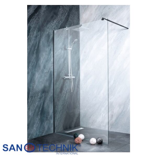 SANOFLEX FREEDOM 2 BLACK - Paravan de dus 90cm - BP90