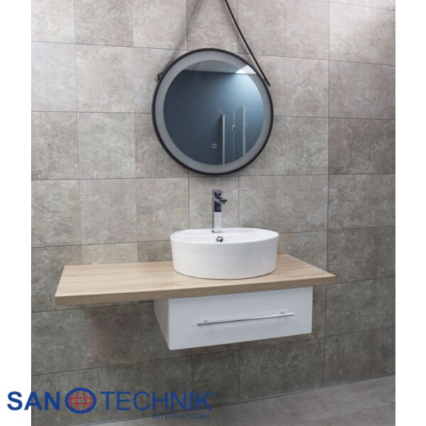 Baza mobilier LIVE 60 ALB, 1 sertar fara decupaj