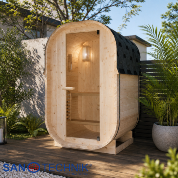 LINDHOLM - Sauna Finalndeza pentru exterior, 128,2 x 120 x 194 cm - F60120