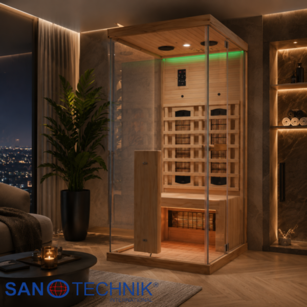 NORDISK 1 - Sauna uscata cu infrarosu - 80 x 110 x 190cm - SB20080