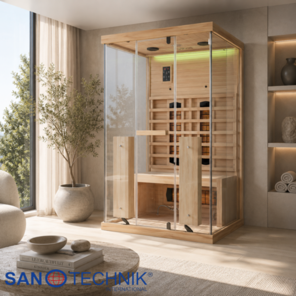 NORDISK 2 - Sauna uscata cu infrarosu - 125 x 100 x 190cm - SB20125