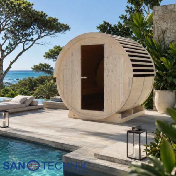 NYBORG L - Sauna Finalndeza pentru exterior, 195 x 245 x 195cm - F80220