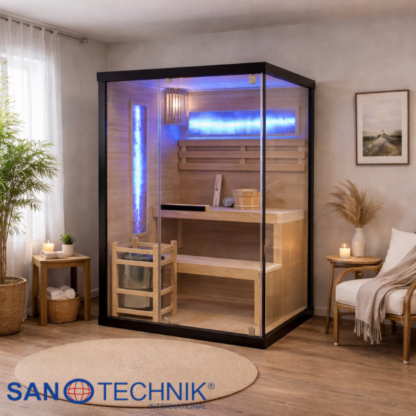 LUXOR 1 - Sauna finlandeza, Doua persoane, 120 x 120 x 190cm - SB50120