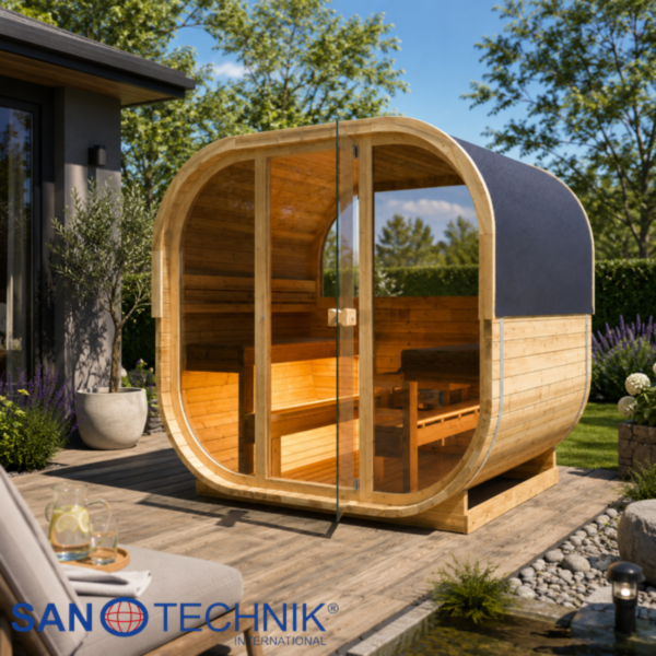 HANKO - Sauna finlandeza pentru exterior, 210 x 180 x 210cm - F60180