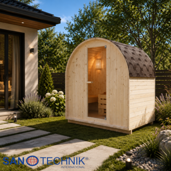 ISLAND L - Sauna Finalndeza pentru exterior, 189 x 120 x 200cm - F90120