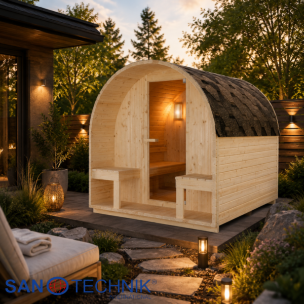 ISLAND XL - Sauna Finalndeza pentru exterior, 189 x 220 x 191.5cm - F90220