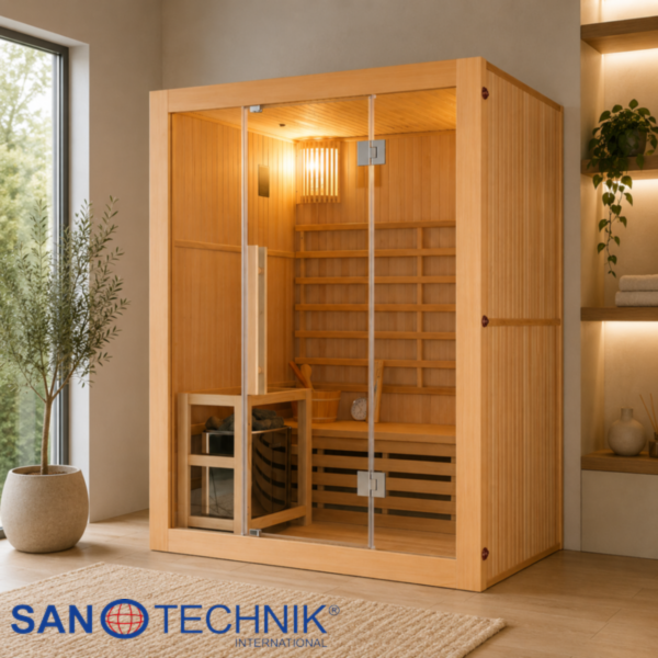 RIGA - Sauna finlandeza, 155 x 120 x 190cm - J60120
