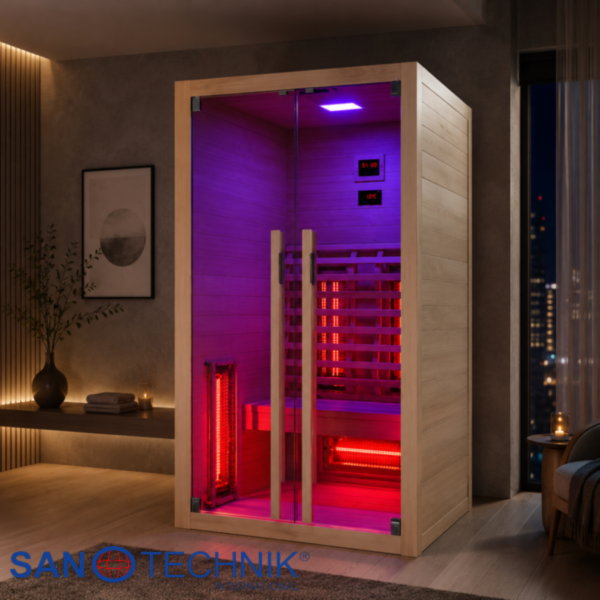 RUBY 2 - Sauna uscata, cu Infrarosu, 100 x 120 x 195cm - F20120