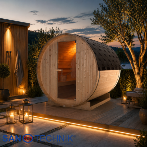 TROMSO L - Sauna Finlandeza, de Exterior, 4 persoane, 189 x 180 x 192cm - F50180