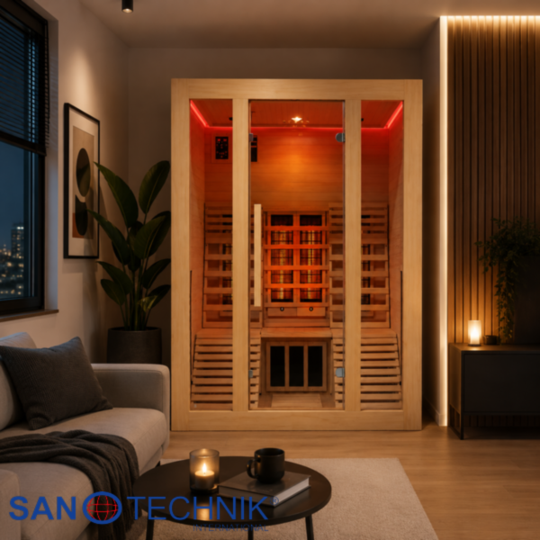 OSLO - Sauna uscata, cu 2 tipuri de Incalzitoare - 150 x 150 x 200cm - J40150