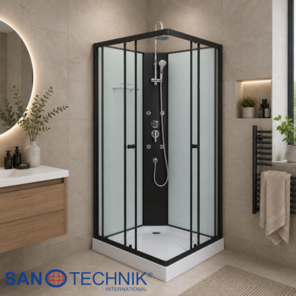 STIL 2 - Cabina de dus completa - 90x90x235cm - fara plafon - PS18B