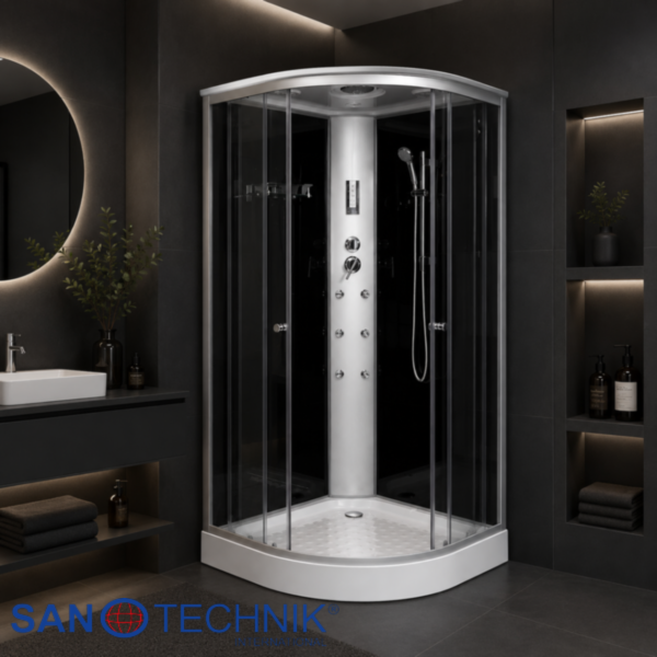 BLACK NOVA - Cabina de dus cu hidromasaj - 100 x 100 x  215cm - BH1171