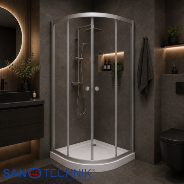 RAVENA - Set inchidere dus+cadita joasa - 90x90x192,5cm - ST-90C
