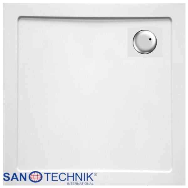 SMC - Cadita de dus patrata cu montaj SLIM - SC8080S