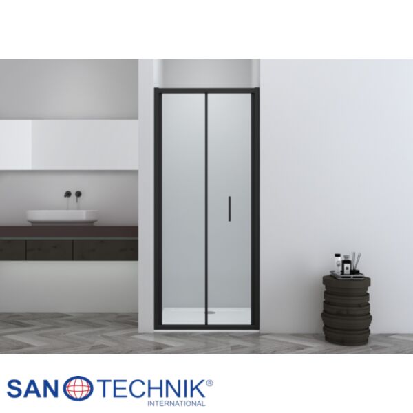 SANOSLIM - Usa pliabila, neagra, 98-102 x 200cm