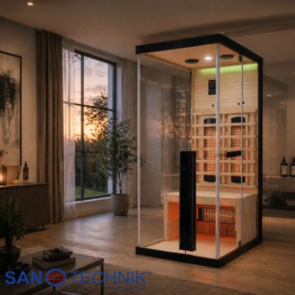 BILLUND 1 - Sauna uscata cu infrarosu, 80 x 110 x 190cm