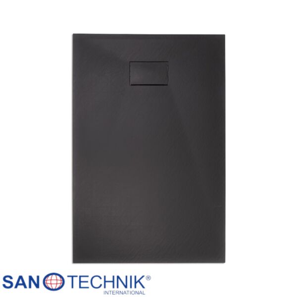 Cadita de dus din SMC, dreptunghiulara, decupabila, 90x120cm - Neagra