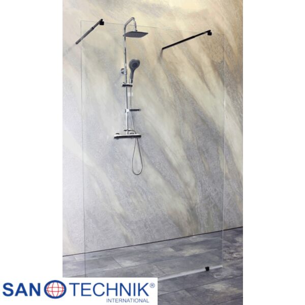 SANOFLEX FREEDOM 1 BLACK - Paravan de dus 100cm - BW100