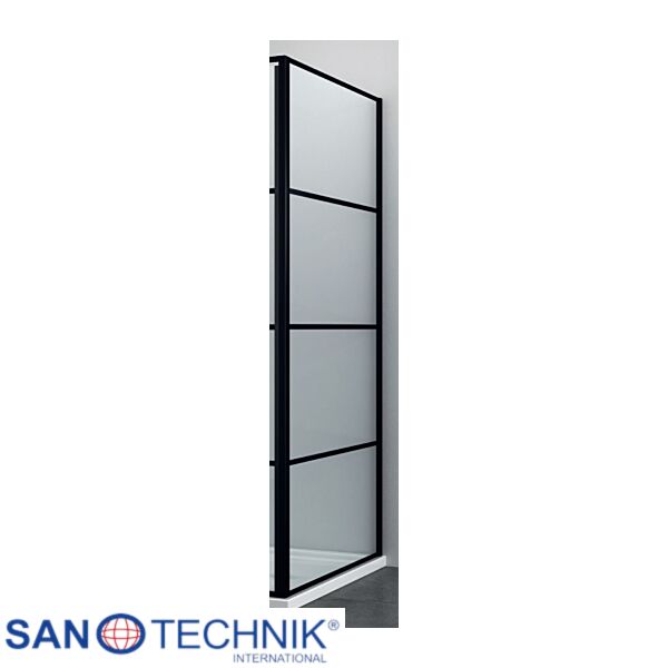 ELITE BLACK GRID - Parte fixa pt. cabina de dus modulara, 80cm