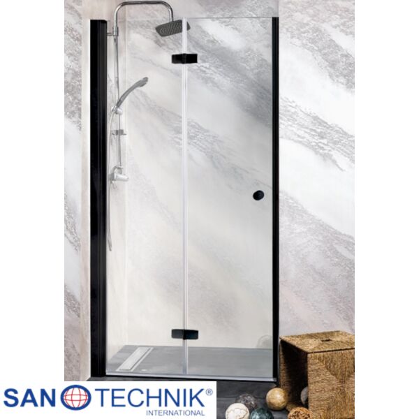 SANOFLEX OPTIMA BLACK - Usa plianta 90cm, Montaj Stanga - EB1290FL
