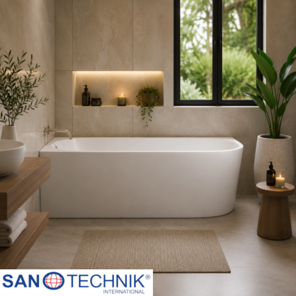 LUMA - Cada freestanding - 160x75x56 cm - Montaj stanga - G9054