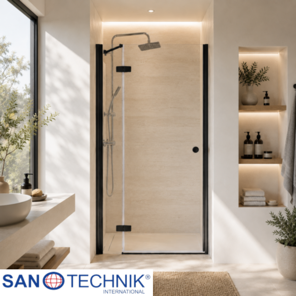 SANOFLEX NOVA BLACK - Usa batanta 80cm, Montaj Stanga - EB1280L