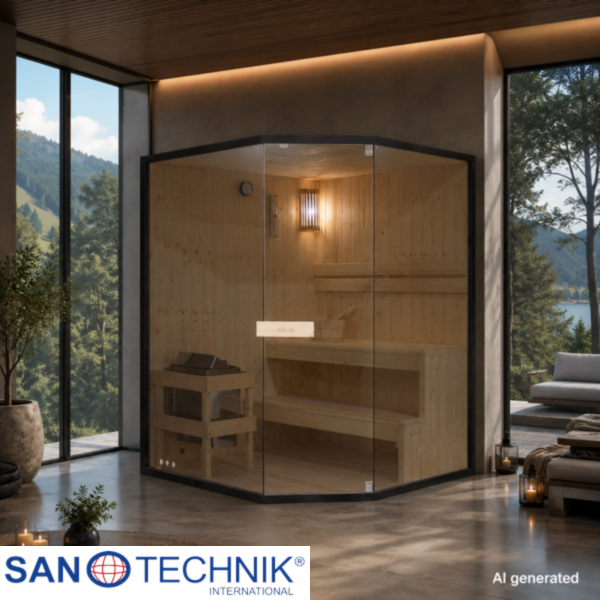FALUN XL - Sauna finlandeza - 150x150x200 cm - FX75200