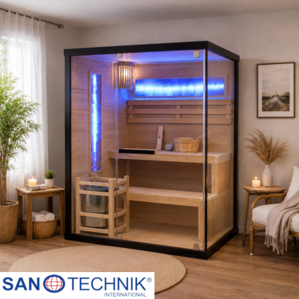 LUXOR 1 - Sauna finlandeza, Doua persoane, 120 x 120 x 190cm - SB50120