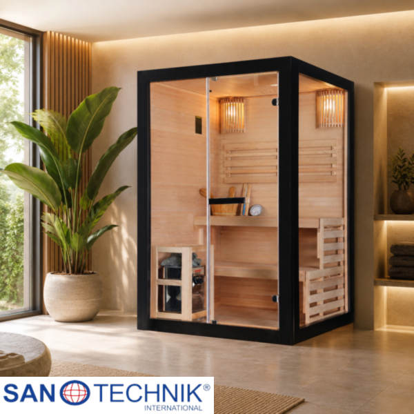 PANORAMA BLACK - Sauna finlandeza, 130 x 120 x 200cm - J61130