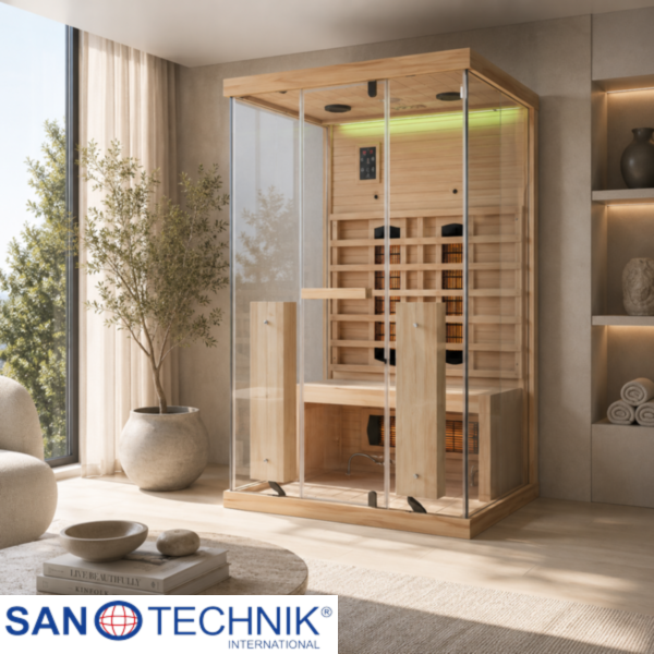 NORDISK 2 - Sauna uscata cu infrarosu - 125 x 100 x 190cm - SB20125