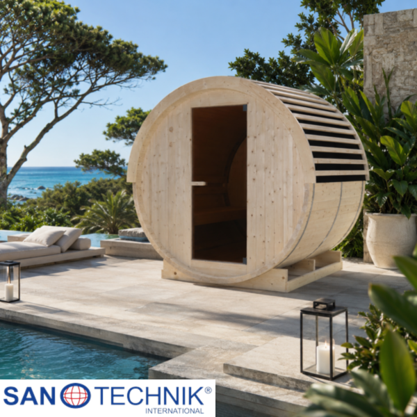 NYBORG L - Sauna Finalndeza pentru exterior, 195 x 245 x 195cm - F80220