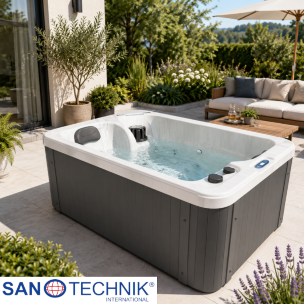 SPLIT WHITE MARBLE/WHIRLPOOL - Minipiscina de exterior - SPA30