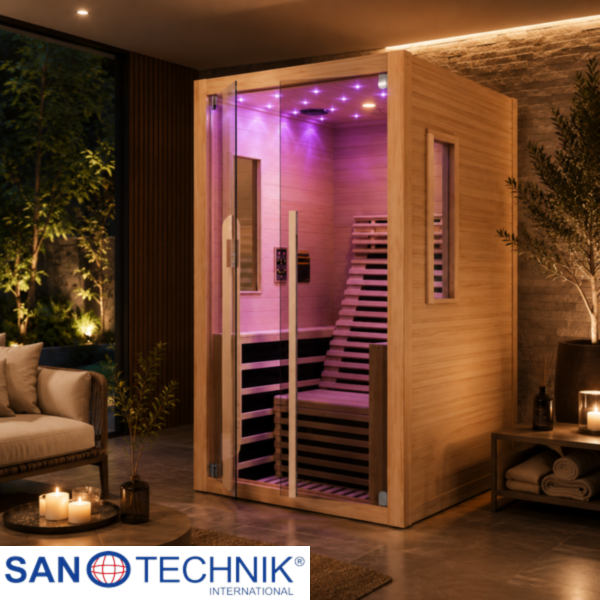 CARBON 1 - Sauna uscata cu rezistente Carbon-Magneziu, 100 x 130 x 195cm - J10100