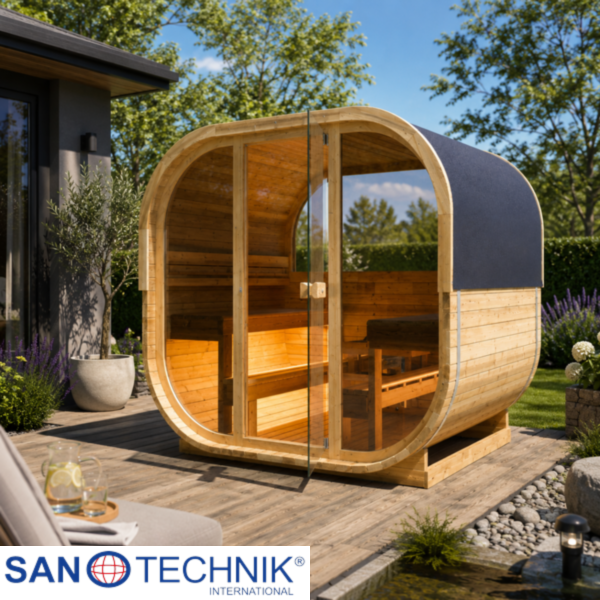 HANKO - Sauna finlandeza pentru exterior, 210 x 180 x 210cm - F60180