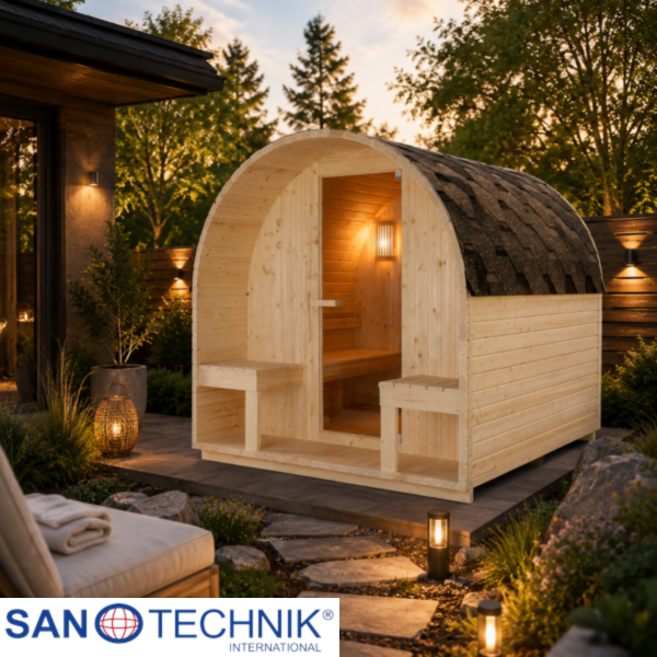 ISLAND XL - Sauna Finalndeza pentru exterior, 189 x 220 x 191.5cm - F90220