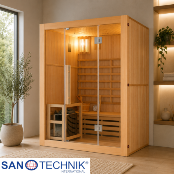 RIGA - Sauna finlandeza, 155 x 120 x 190cm - J60120