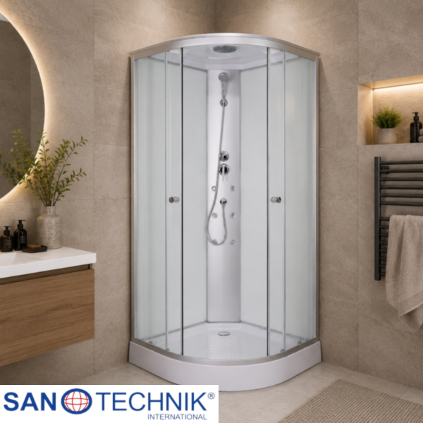 ZEN FLOW - Cabina de dus completa cu hidromasaj - 90 x 90 x 215 cm - TM01