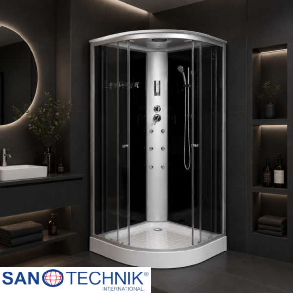 BLACK NOVA - Cabina de dus cu hidromasaj - 100 x 100 x  215cm - BH1171